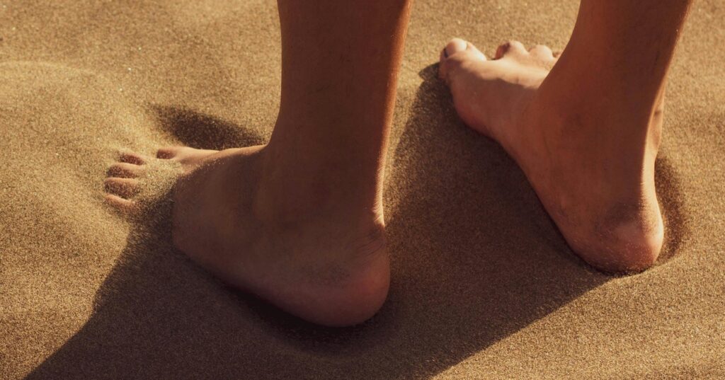 Pies descalzos (grounding)